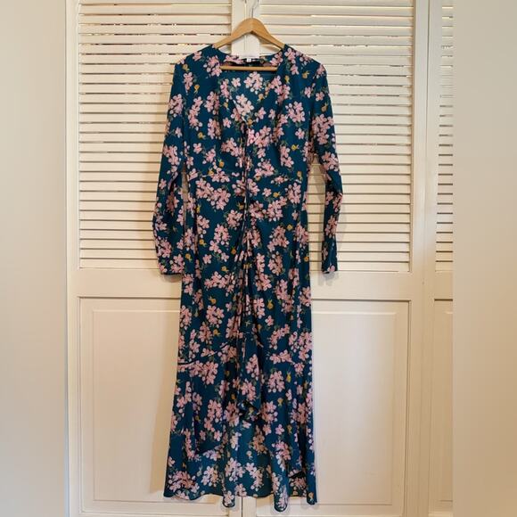 Intermix Adrina Silk Floral Dress - Picture 4 of 8